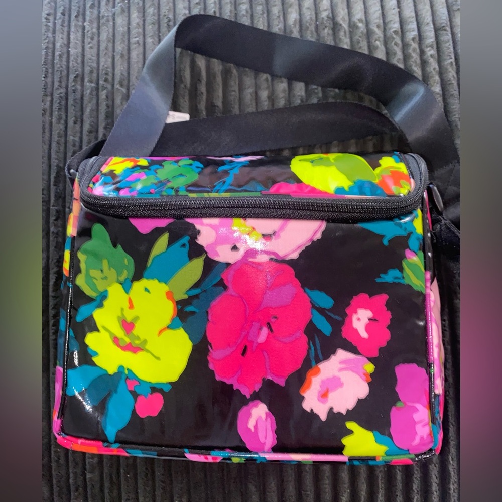 Vera Bradley Neon Floral Insulated Lunch Bag